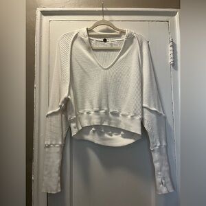 Free People Cropped Pullover